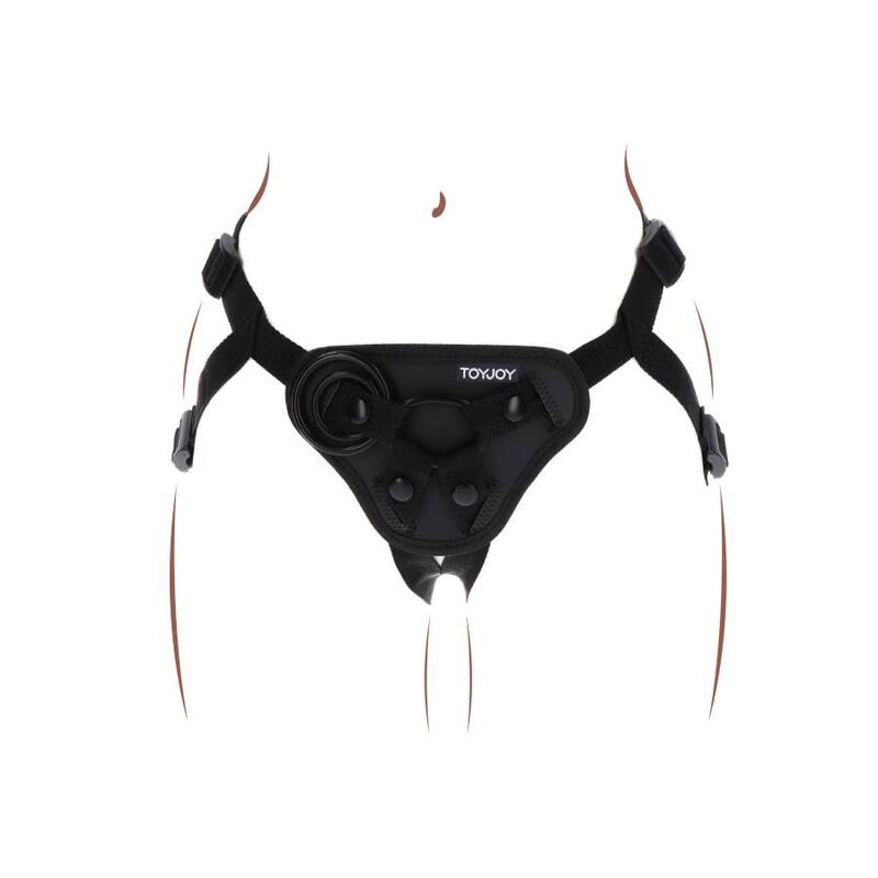 GET REAL - STRAP - ON HARNESS BLACK - Kink&Play