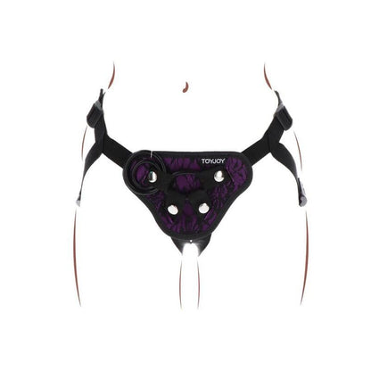 GET REAL - STRAP - ON LACE HARNESS PURPLE - Kink&Play