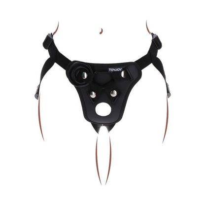 GET REAL - STRAP - ON PLEASURE HARNESS BLACK - Kink&Play