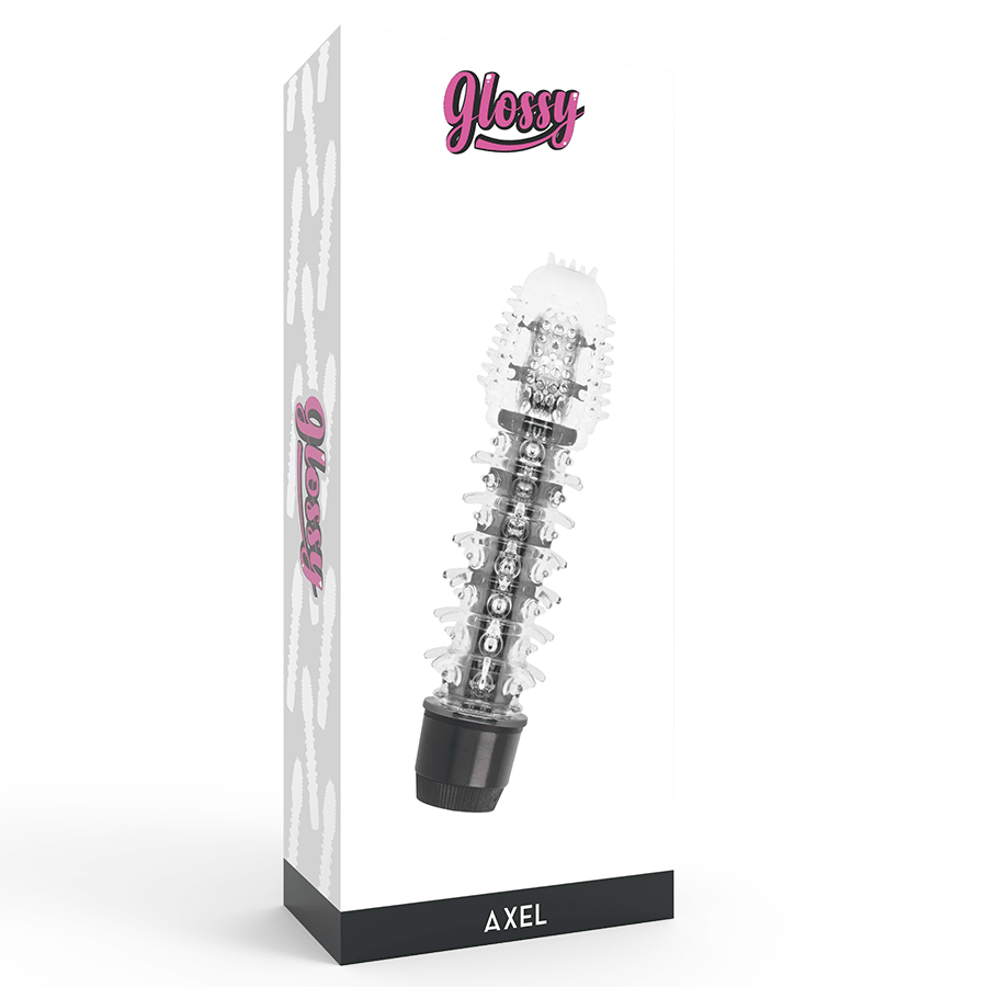 GLOSSY - AXEL BLACK VIBRATOR - Kink&Play