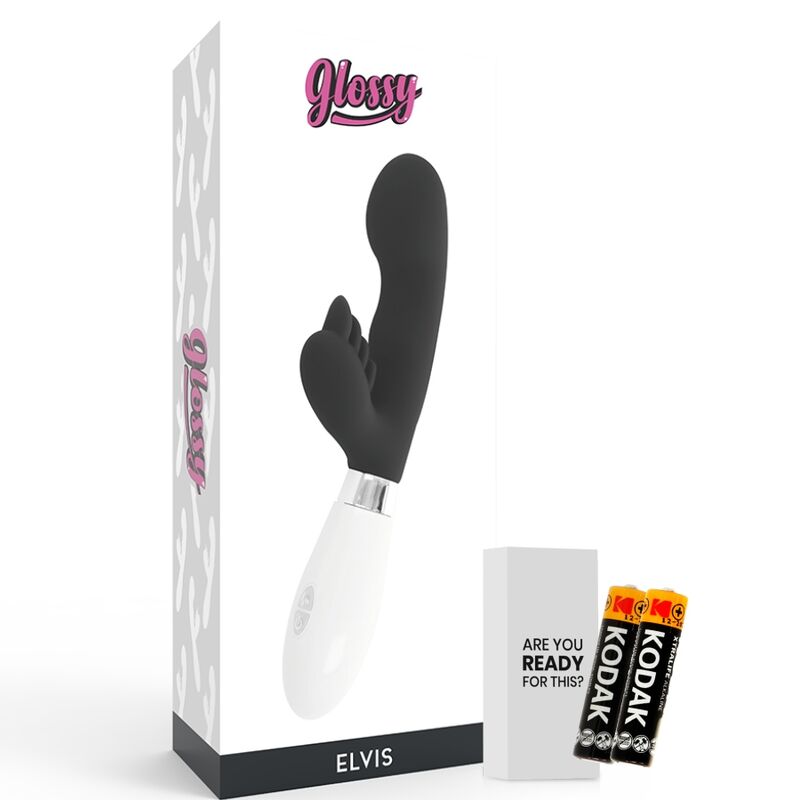 GLOSSY - ELVIS RABBIT BLACK - Kink&Play