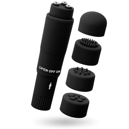 GLOSSY - KURT POCKET MASSAGER BLACK - Kink&Play