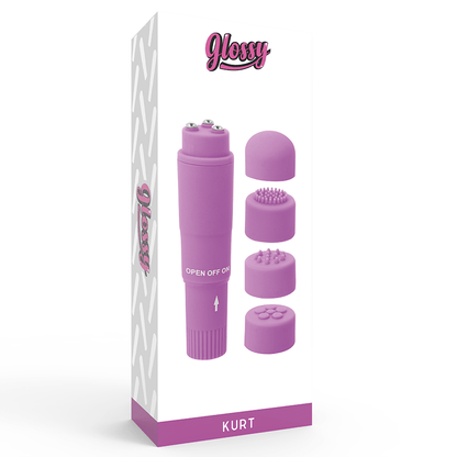 GLOSSY - KURT POCKET MASSAGER PURPLE - Kink&Play