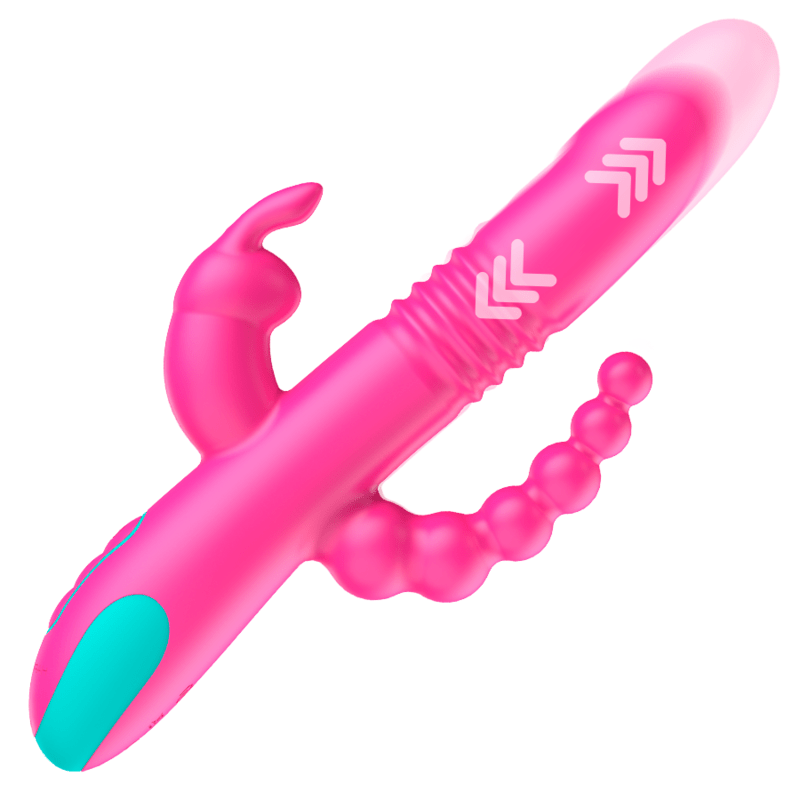 HAPPY LOKY - DONALD TRIPLE STIMULATION: ANAL, G - SPOT & CLITORAL WATCHME WIRELESS TECHNOLOGY COMPATIBLE - Kink&Play