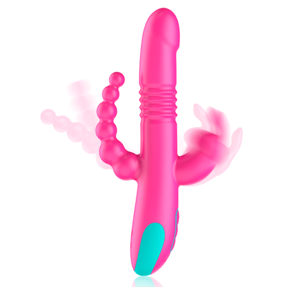 HAPPY LOKY - DONALD TRIPLE STIMULATION: ANAL, G - SPOT & CLITORAL WATCHME WIRELESS TECHNOLOGY COMPATIBLE - Kink&Play