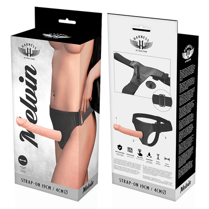 HARNESS ATTRACTION - RNES MELVIN FLESH 19 CM - O - 4 CM - Kink&Play