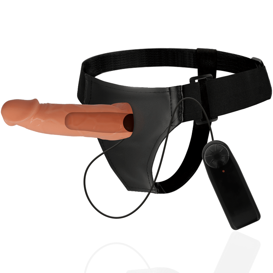 HARNESS ATTRACTION - WILLIAN HOLLOW RNES WITH VIBRATOR 17 CM - O - 4.5 CM - Kink&Play