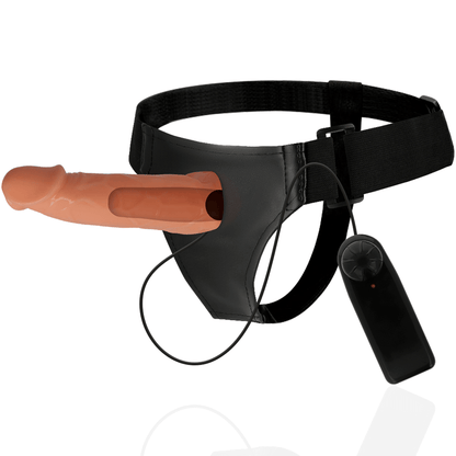 HARNESS ATTRACTION - WILLIAN HOLLOW RNES WITH VIBRATOR 17 CM - O - 4.5 CM - Kink&Play