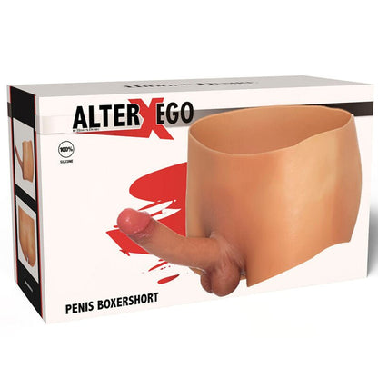HIDDEN DESIRE - ALTER EGO BOXERSHOT WITH PENIS 18 CM SIZE S/M - Kink&Play
