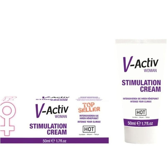 HOT - V - ACTIV STIMULATION CREAM WOMAN 50ML - Kink&Play