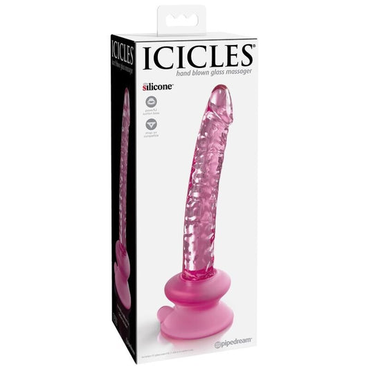 ICICLES - N. 86 GLASS DILDO WITH SUCTION CUP - Kink&Play