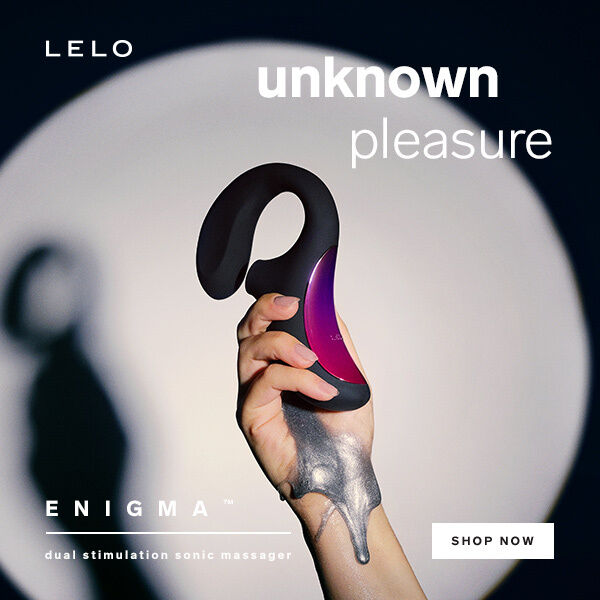 LELO - ENIGMA DUBBEL SUGSTIMULERING LILA MASSAGER