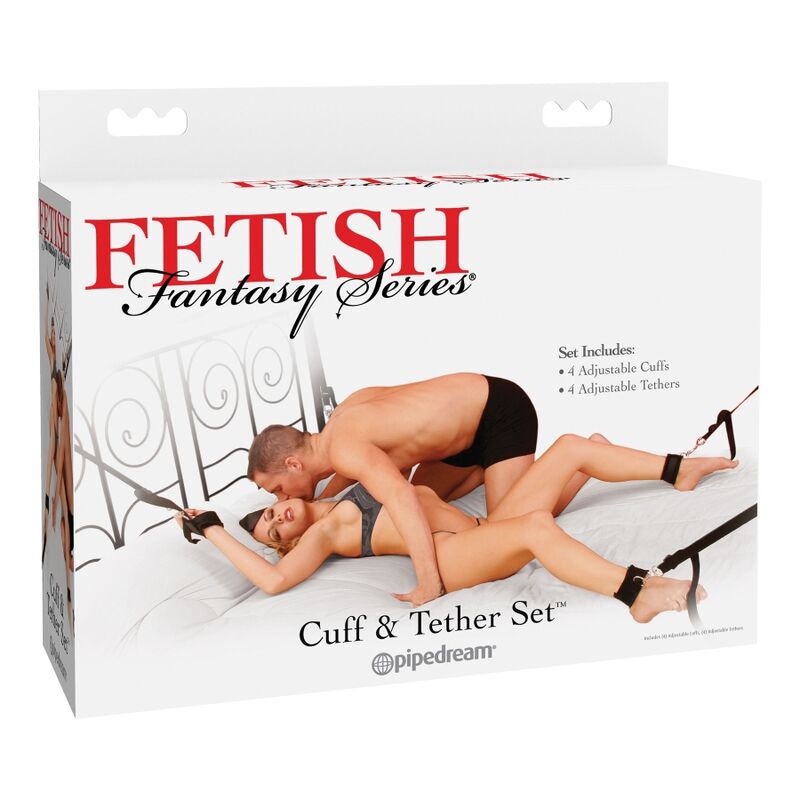 FETISH FANTASY CUFF AND TETHER SET - Kink&Play