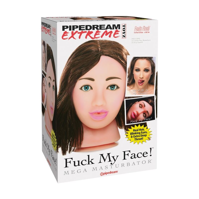 EXTREME TOYZ - FUCK ME MEGA MASTURBADOR BROWN FACE - Kink&Play
