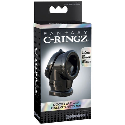 FANTASY C-RINGZ - COCK PIPE WITH BALL STRECH - Kink&Play