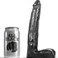 ALL BLACK - DILDO REALISTIC 21 CM