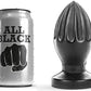 ALL BLACK - PLUG ANAL 12 CM