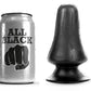 ALL BLACK - ANAL PLUG 12 CM