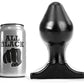 ALL BLACK - ANAL PLUG 16X8 CM