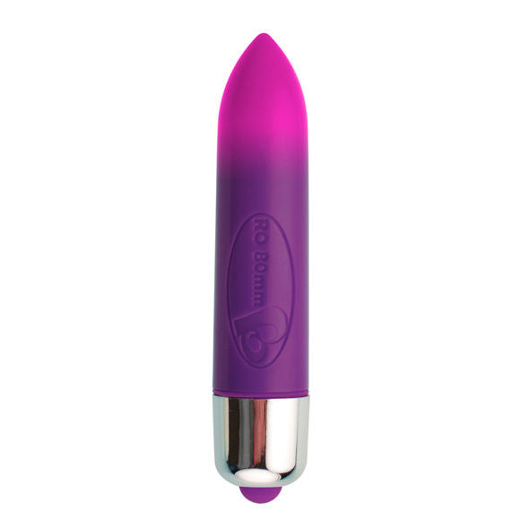ROCKS-OFF - RO-80 MM COLOR CHANGIN VIBRATING BULLET 7 V - Kink&Play