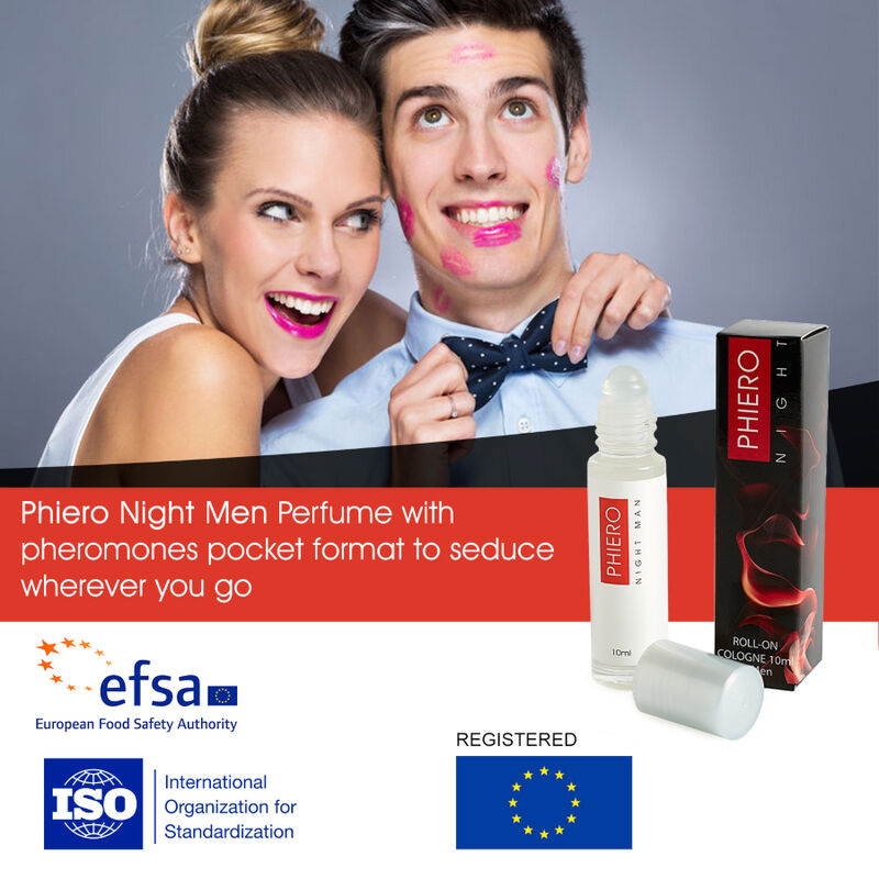 500 COSMETICS - PHIERO NIGHT MAN PERFUME PHEROMONES FOR MEN WITH ROLL-ON - Kink&Play