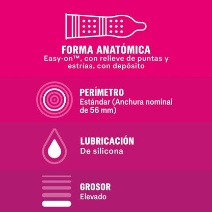 DUREX - DAME PLACER 12 UNITS - Kink&Play