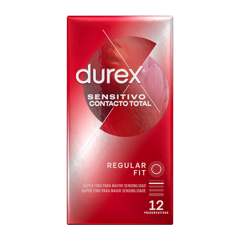 DUREX - SENSITIVE CONTACT TOTAL 12 UNITS - Kink&Play