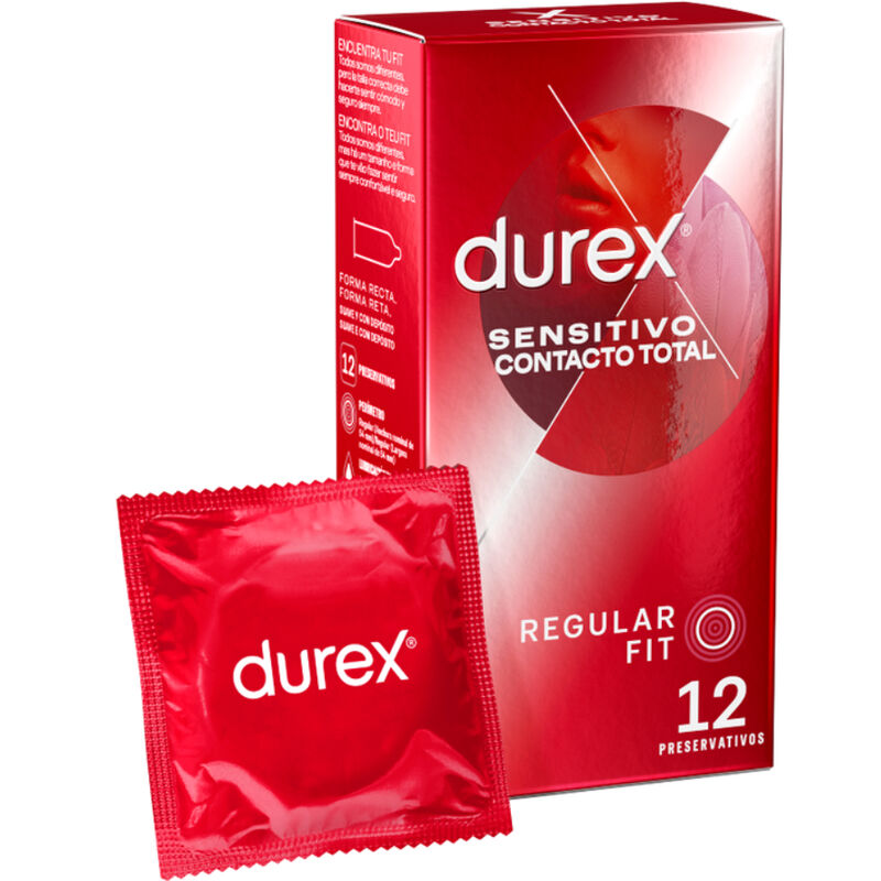 DUREX - SENSITIVE CONTACT TOTAL 12 UNITS - Kink&Play