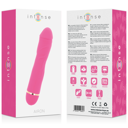 INTENSE - AIRON 20 SPEEDS SILICONE PINK - Kink&Play