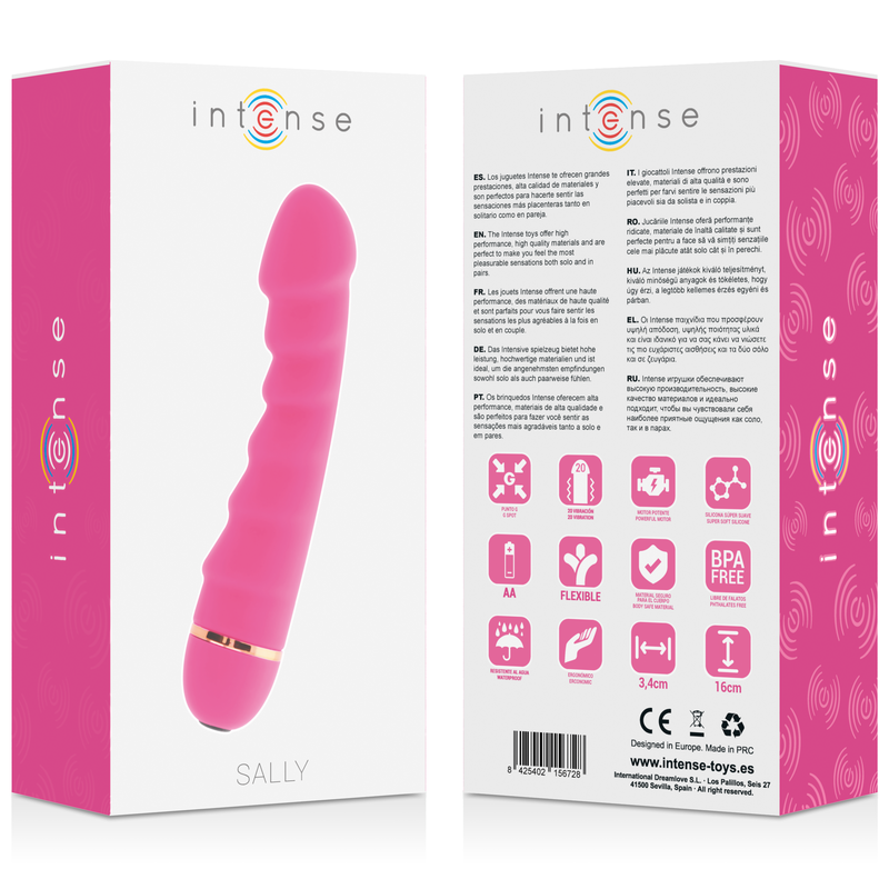 INTENSE - SALLY 20 SPEEDS SILICONE PINK - Kink&Play