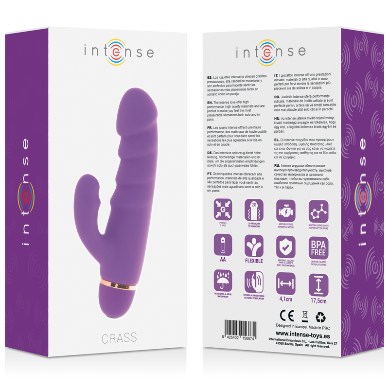 INTENSE - CRASS 20 SPEEDS SILICONE LILAC - Kink&Play