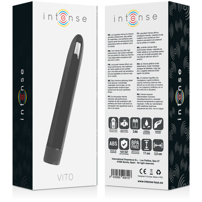 INTENSIV - VITO SVART VIBRATOR