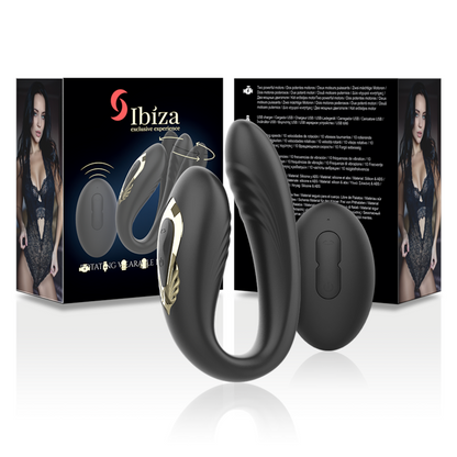 IBIZA - ROTATING DUAL VIBRATOR REMOTE CONTROL