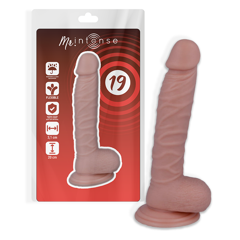 MR INTENSE - 19 REALISTIC COCK 20 CM -O- 3.1 CM - Kink&Play