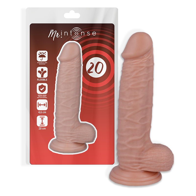 MR INTENSE - 20 REALISTIC COCK 20 CM -O- 4.6 CM - Kink&Play