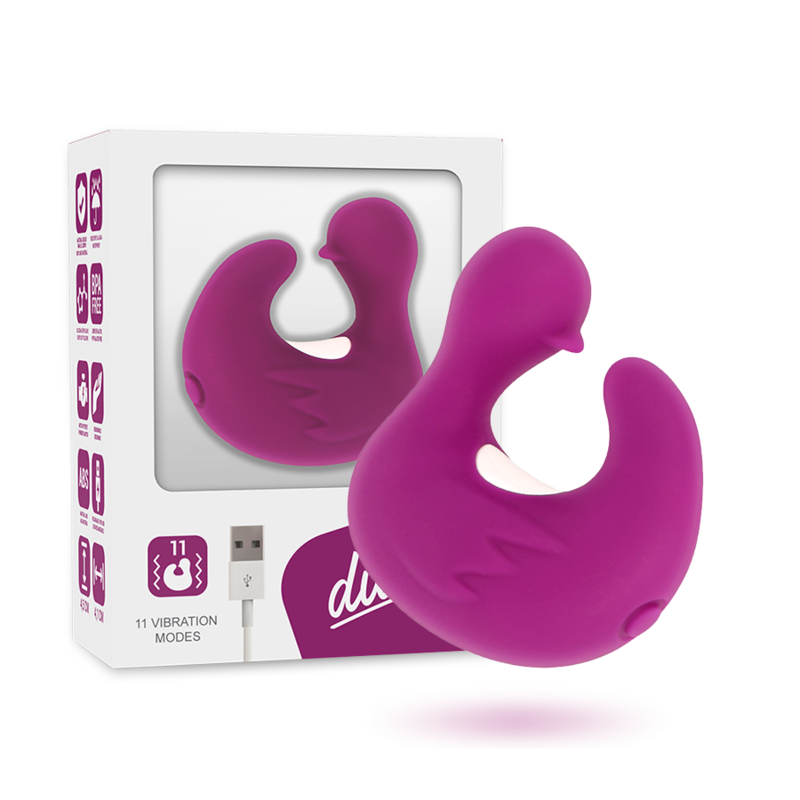 COVERME - DUCKYMANIA RECHARGEABLE SILICONE STIMULATING DUCK THIMBLE - Kink&Play