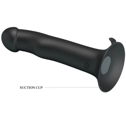 PRETTY LOVE - MURRAY BLACK CLITORAL VIBRATOR AND SUCKER
