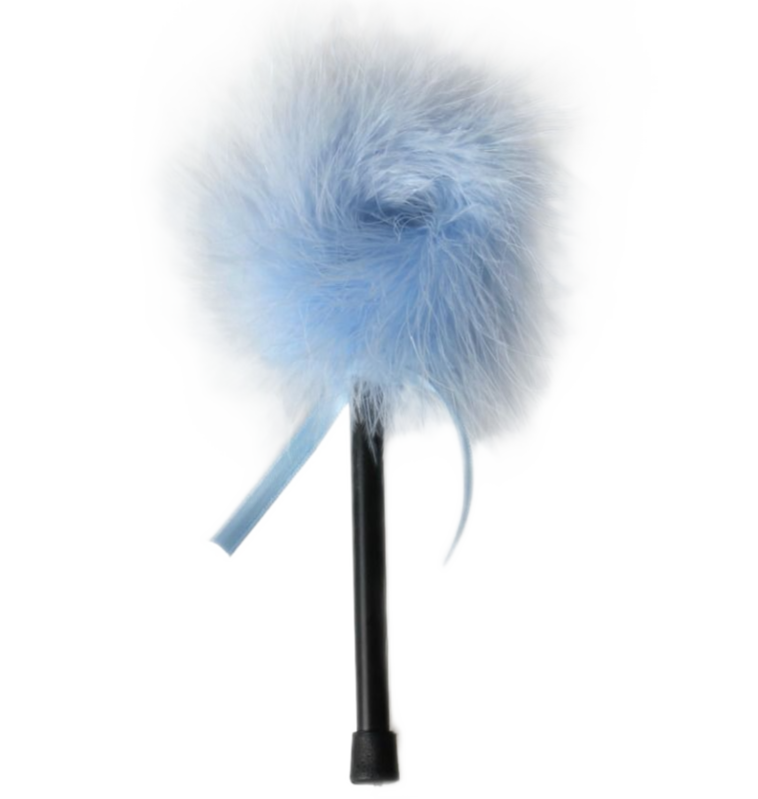 SECRETPLAY - LIGHT BLUE MARABOU DUSTER - Kink&Play