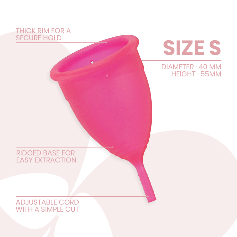 INTIMICHIC - MENSTRUAL CUP MEDICAL GRADE SILICONE - SIZE S - Kink&Play