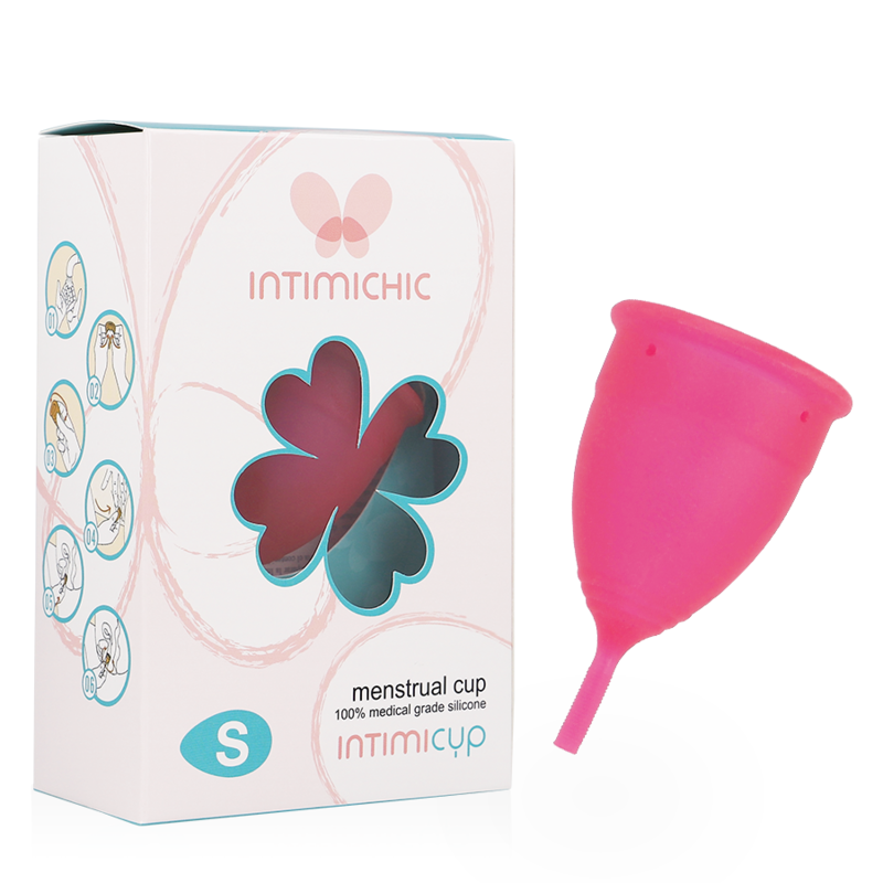 INTIMICHIC - MENSTRUAL CUP MEDICAL GRADE SILICONE - SIZE S - Kink&Play