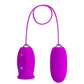 PRETTY LOVE - DAISY DUAL EGG RECHARGEABLE VIBRATOR PURPLE
