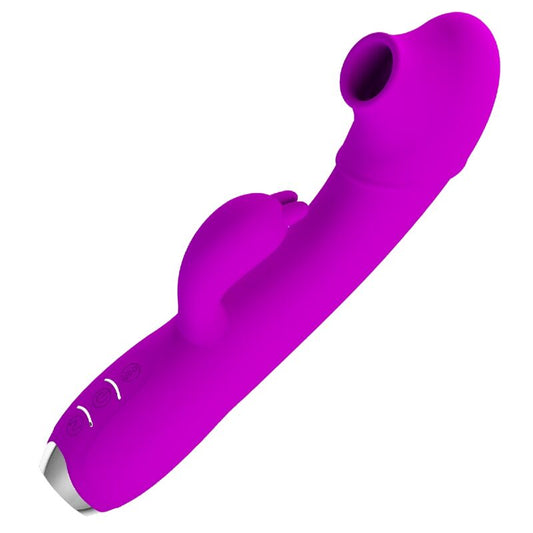 PRETTY LOVE - REGINA VIBRATOR - RECHARGEABLE STIMULATING WAVES PURPLE