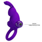PRETTY LOVE - VIBRATOR RING I RABBIT FOR PURPLE PENIS