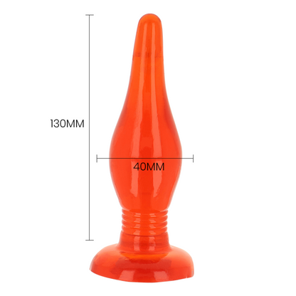 BAILE - RED SOFT TOUCH ANAL PLUG 14.2 CM - Kink&Play