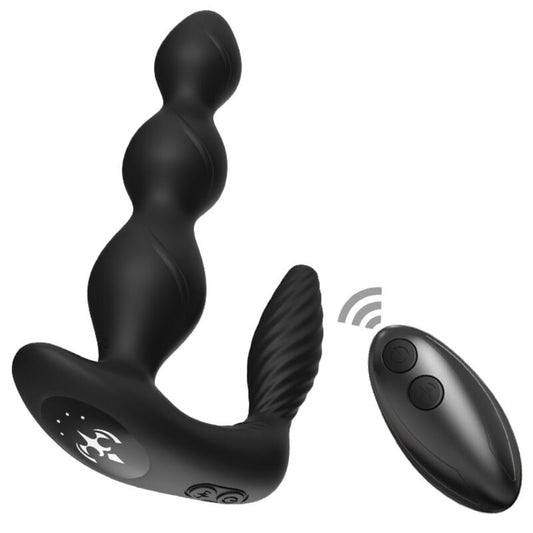 ARMONY - MANFUN VIBRATOR & STIMULATOR ANALPLUGG FJÄRRKONTROLL SVART