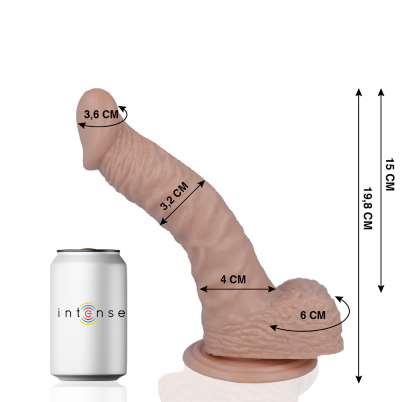 MR INTENSE - 18 REALISTIC COCK 19.8 CM -O- 3.2 CM - Kink&Play