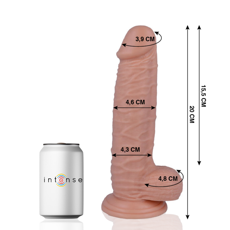 MR INTENSE - 20 REALISTIC COCK 20 CM -O- 4.6 CM - Kink&Play