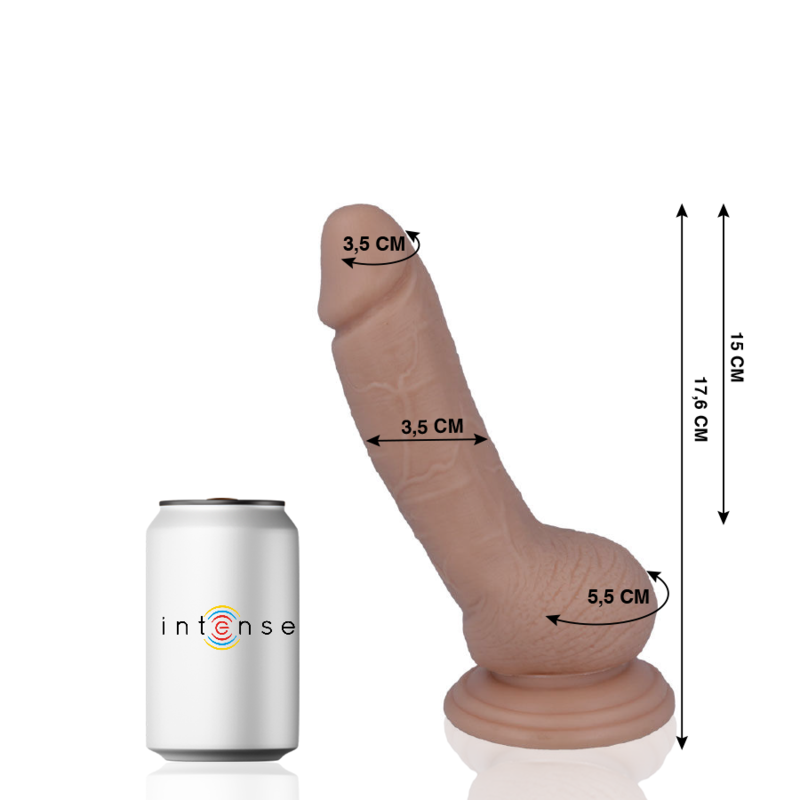 MR INTENSE - 8 REALISTIC COCK 17.6 CM -O- 3.5 CM - Kink&Play