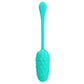 PRETTY LOVE - VIBRATING EGG WITH AQUA GREEN RECHARGEABLE MARINE TEXTURE