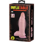 BAILE - INFLATABLE REALISTIC DILDO WITH SUCTION CUP 15 CM